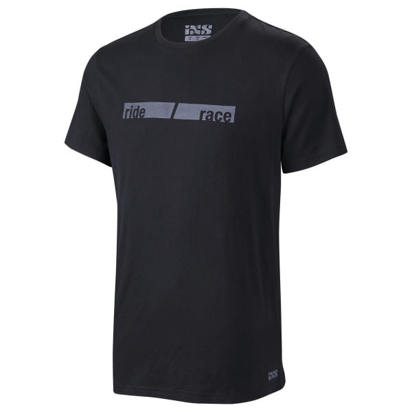 Ride/Race T-Shirt - Schwarz