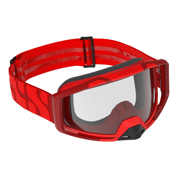 Trigger Goggle Clear Lens (Low Profile) - Racing Red