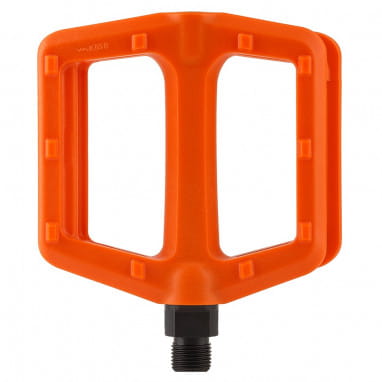 Nylon plastic platformpedaal - oranje