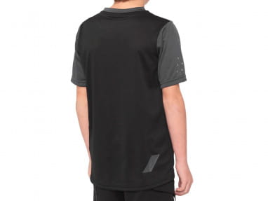 Ridecamp Youth Short Sleeve Jersey - Noir/Charcoal