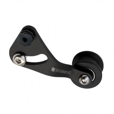 Chain tensioner for quick release dropouts