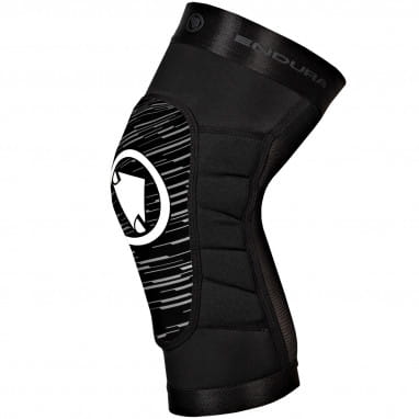 SingleTrack II Lite Knee Protector - Black/White