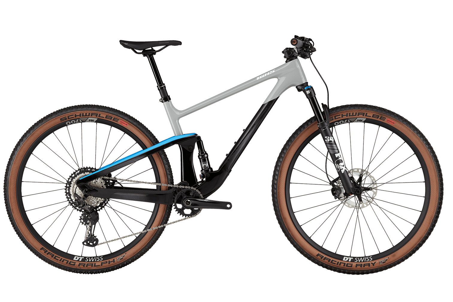 BIXS Pace 100 Grey Raw Carbon XC Marathon Tour Bikes BMO Bike Mailorder