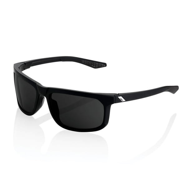 Hakan Peakpolar Mirrored Glasses - Black