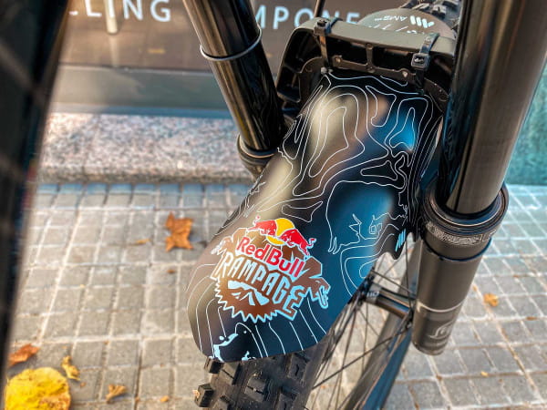 Mudguard - Red Bull Rampage weiss