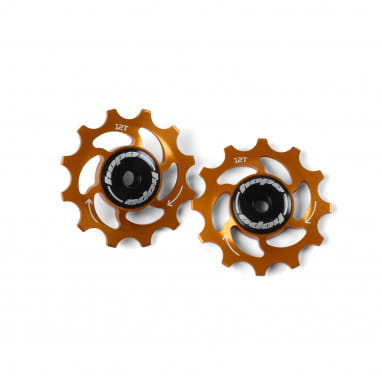 Jockey Wheels pulleys - 12Z - orange