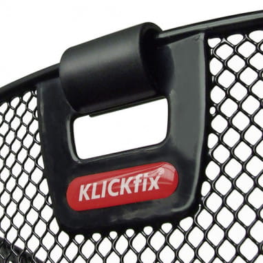 KLICKfix VR cesta Uni con clip para lámpara - negro