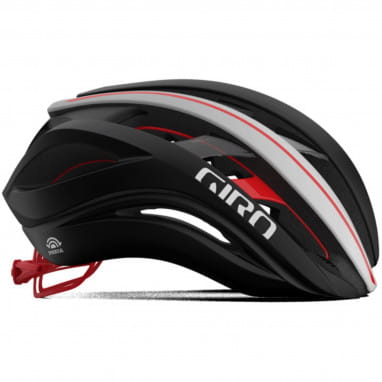 AETHER SPHERICAL MIPS bike helmet - matte black/white/red