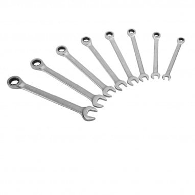 Ratchet wrench set - 8 pieces