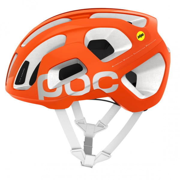 Octal Avip Mips Fahrradhelm - zink orange hydrogen white