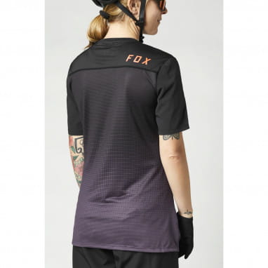 Women Flexair - Ladies Short Sleeve Jersey - Black/Purple