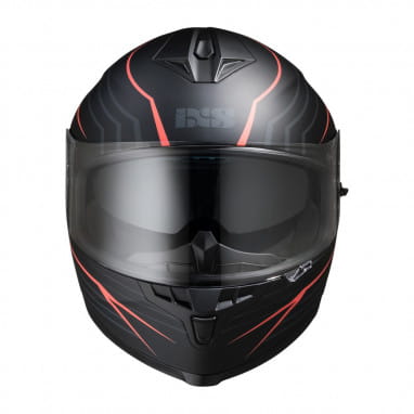 Full face helmet iXS1100 2.1 black-red matt