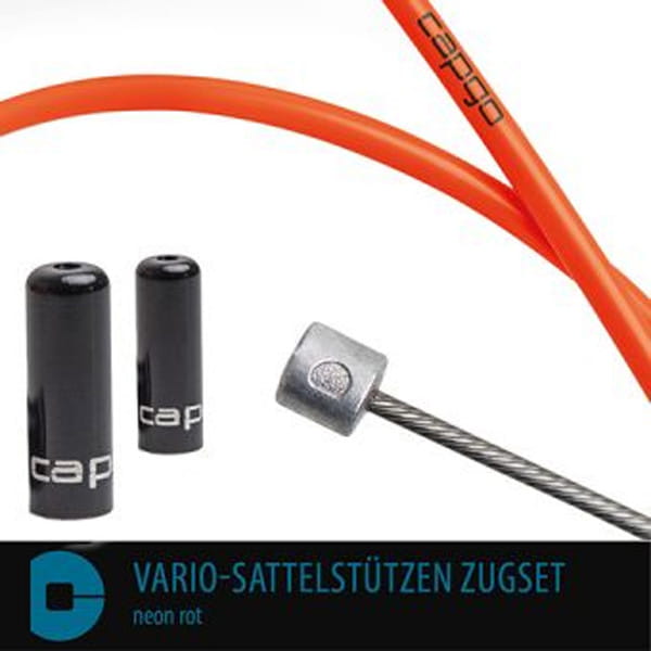 BL Vario-Sattelstützen Zugset - Neon Rot