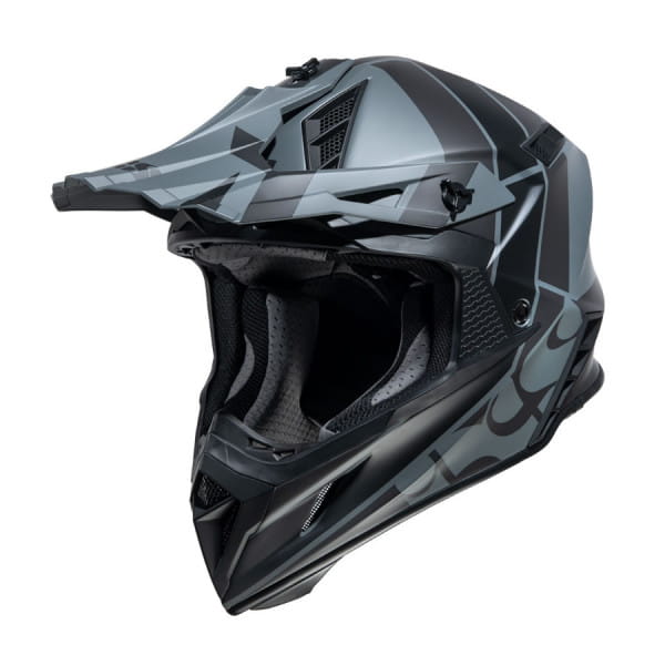 189 2.0 Motorcycle helmet - matte gray-black