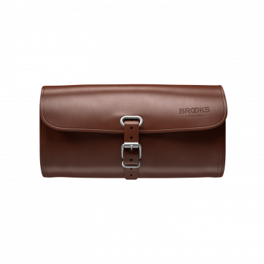 Challenge Leather Saddle Bag Large - brown