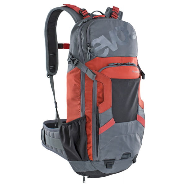 FR Enduro 16l Protector Backpack - Grey/Red