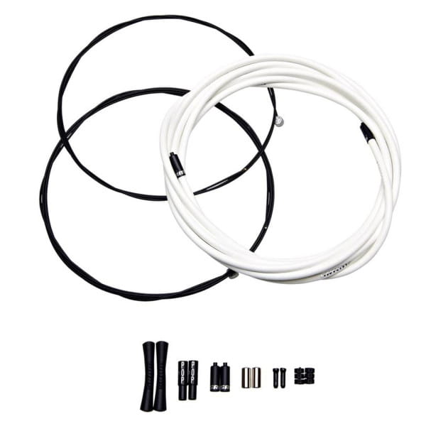 Juego de cables de freno MTB SlickWire 5 mm - Blanco