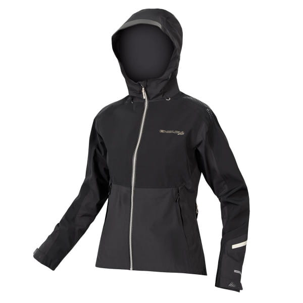 Chaqueta impermeable MT500 para mujer - Negra