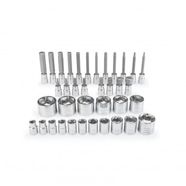 SBS-3 Socket wrench nut and bit set for 3/8'' ratchet - 37 parts