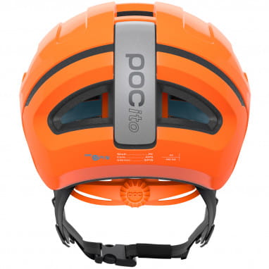 POCito Omne SPIN Kids Helm - Fluorescent Orange