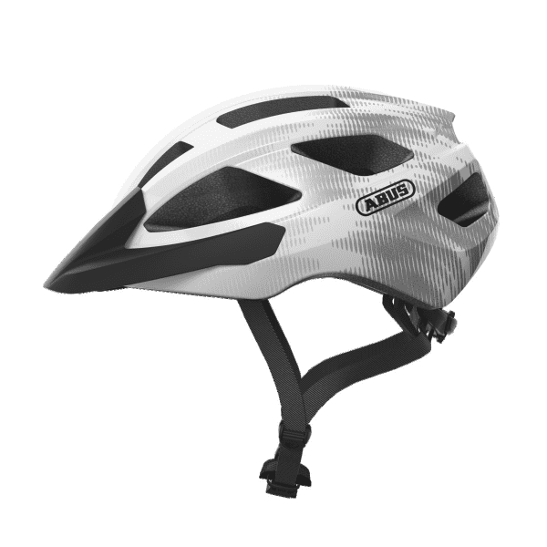 Macator Bike Helmet - White/Silver