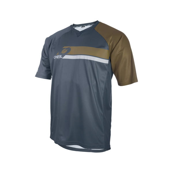 Pin It - Short Sleeve Jersey - Grey/Olive