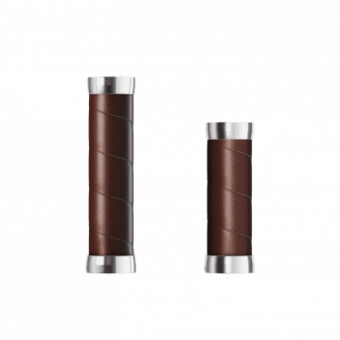 Slender Leather Grips - long/short - brown