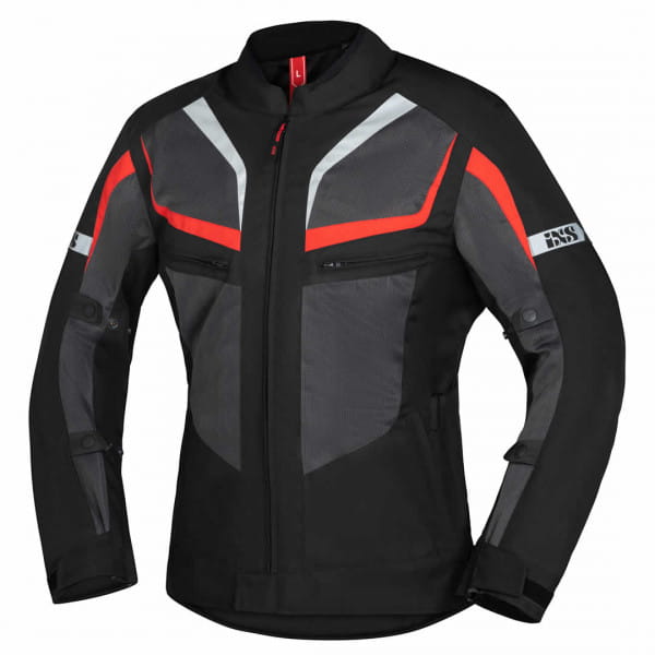 Tour jacket Gerona-Air 1.0 black-grey-red