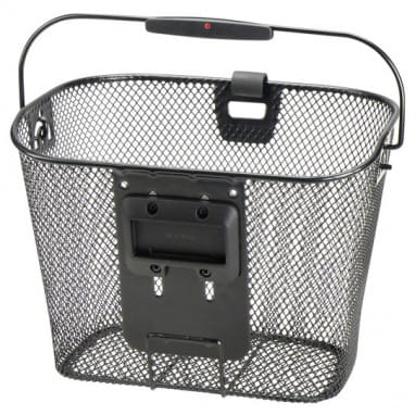 KLICKfix VR basket Uni with lamp clip - black