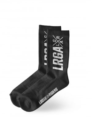 Technical Socks - LRGA Colors Black White Black