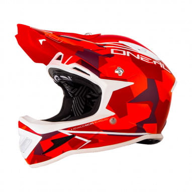 Warp Fidlock Helm Edgy Camo - Red