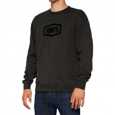 Avalanche Pullover Crewneck Sweatshirt - Light Black