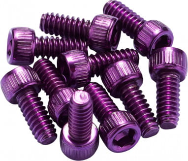 Replacement pins for Black ONE / Escape Pro pedal 10 pieces - purple