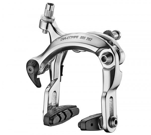 BRS 202 road bike brakes with long legs - silver