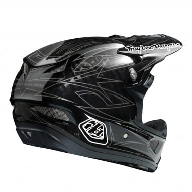 D3 Helmet Pinstripe II CF Black