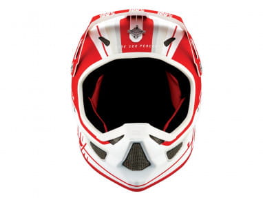 Status Helmet - Topenga Red/White
