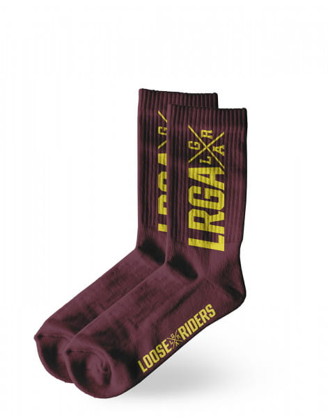 Technical Socks - LRGA Colors Burgundy