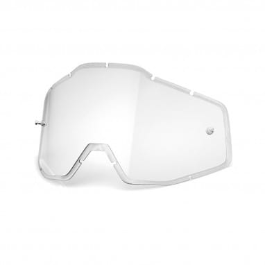 Replacement lens for Accuri/Strata//Racecraft - Anti-Fog - White
