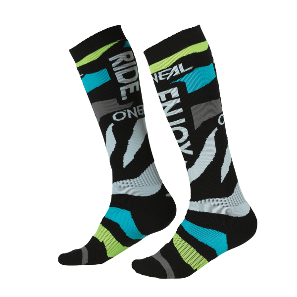 Pro MX Socks Zooneal V.22 - Blu/Giallo neon