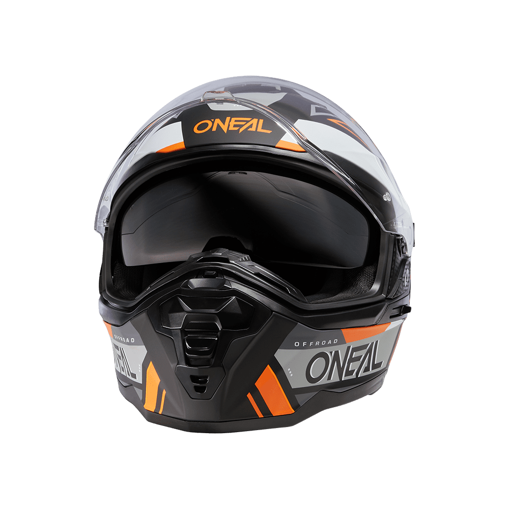 Oneal D SRS Helm SQUARE black gray orange Enduro Helme BMO Bike Mailorder