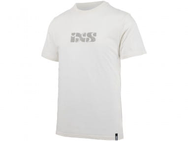 Camiseta orgánica 2.0 de marca - Blanco roto