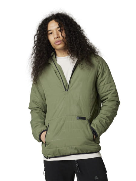 Howell Hooded Puffy Anorak - army
