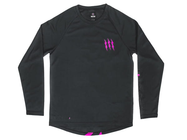 MTB Jersey long sleeve - Grey/Pink