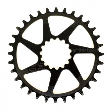 Helix Plus Guidering Direct Mount chainring, 52/55mm Flip Flop - black
