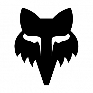 Sticker Fox Head - 6.4 cm - black