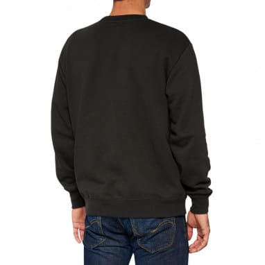 Avalanche Pullover Crewneck Sweatshirt - Light Black