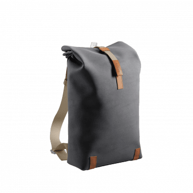 Pickwick Mochila de lona de algodón 26L - gris/miel