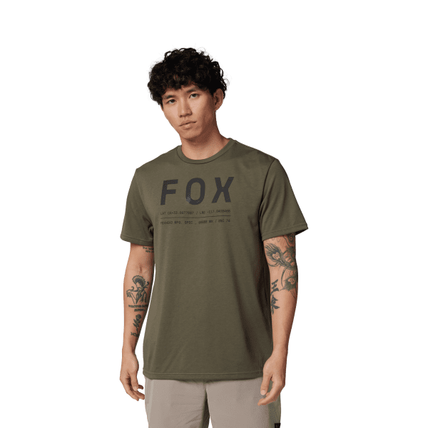 Non Stop Short Sleeve Tech T-Shirt - Olive Green
