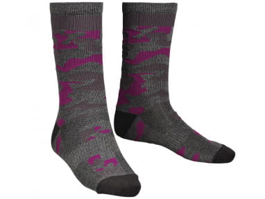 Double socks (2 pairs) - Raisin Camo