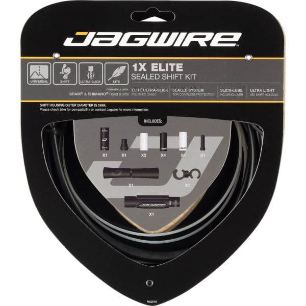 Juego de cables de cambio Road & Mountain Elite Sealed 1x - stealth black